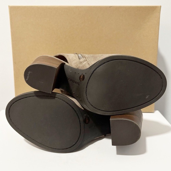 Lucky‎ Brand Listana Booties Womens 7M Floral Embroidered Peep Toe Block Heel - Picture 14 of 14